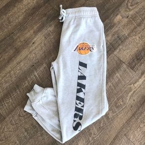 NBA Los Angeles Lakers Drawstring Joggers Sz M